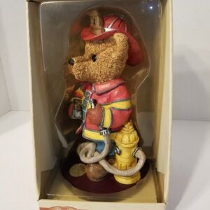Vintage Fireman Classic Treasures Collectable Professional Bear
